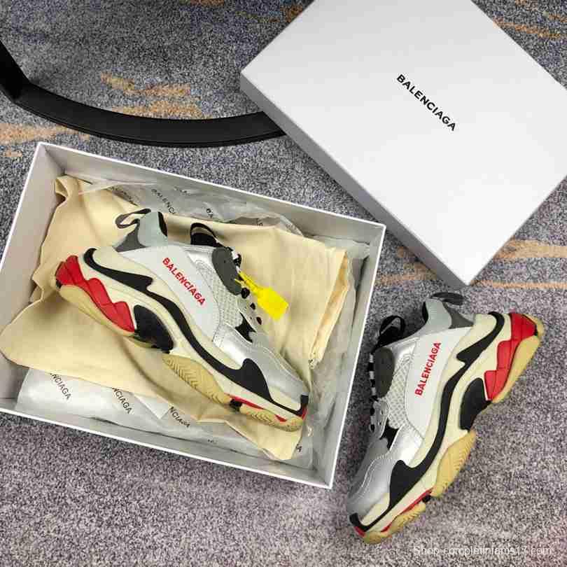 Men Balenciaga Triple-S Sneaker Red/Grey