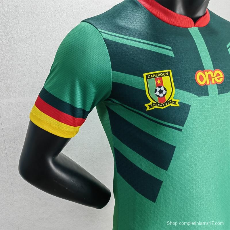 Player Version 2022 Cameroon Home Green Jersey