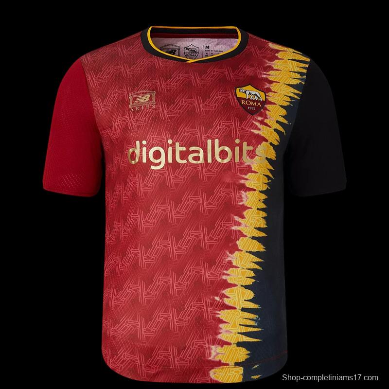 22/23 AS Roma Home Aries Collection Jersey