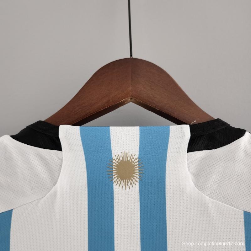 3 Stars Argentina Home Final Match Jersey