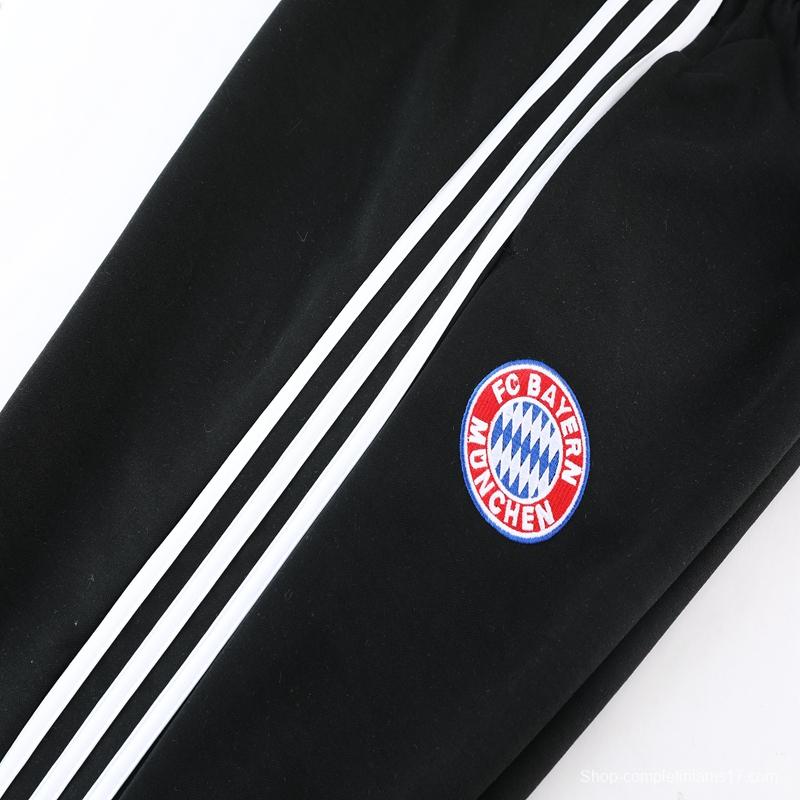 2023 Bayern Munich Red Hoodie Full Zipper Tracksuit