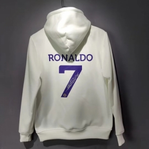 22/23 Al-Nassr FC Home CR7 Ronaldo White Tracksuit Hoodie