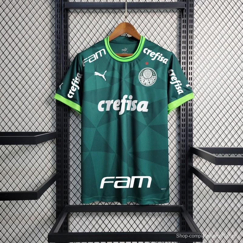 23/24 Palmeiras Home Jersey+All Sponsors And Patch