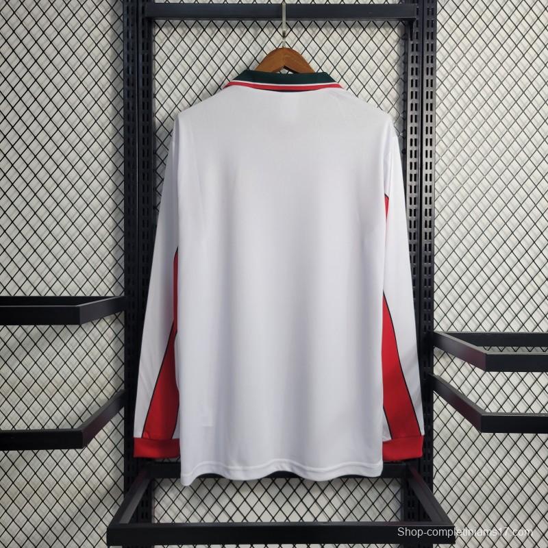 Retro Long Sleeve 1998 Morocco Away Soccer Jersey