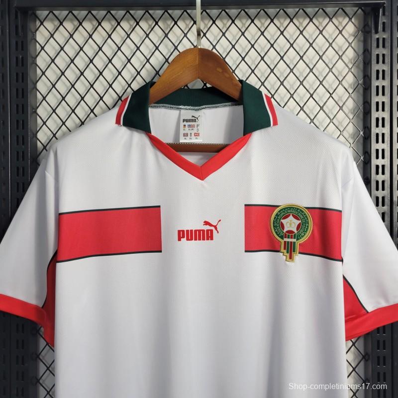 Retro 1998 Morocco Away Soccer Jersey