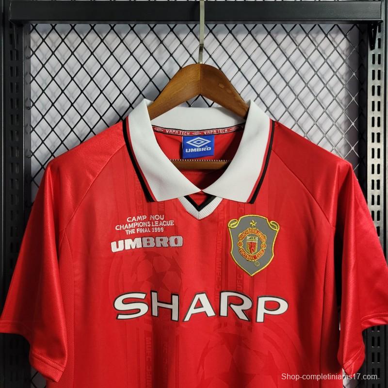 Retro 99/00 Manchester United Home Jersey