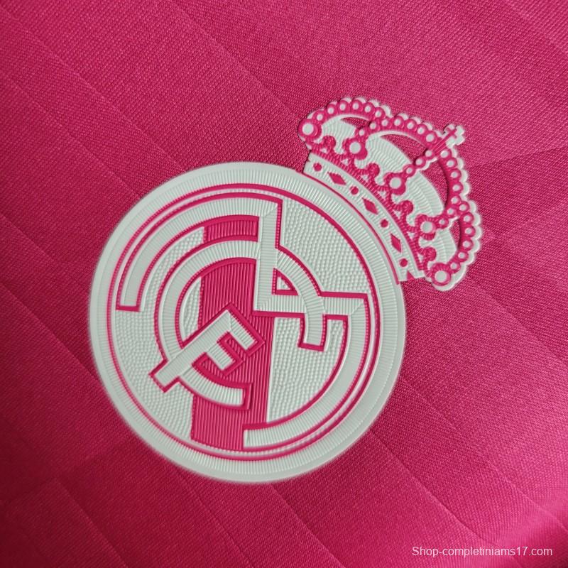 Retro 14-15 Real Madrid Away Pink Jersey