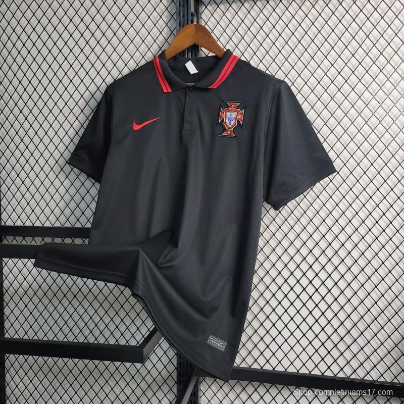 23-24 PORTUGAL BLACK POLO Jersey