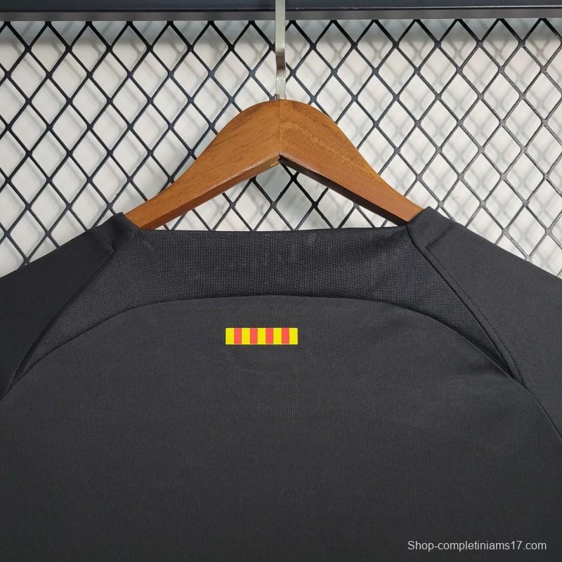 23-24 Barcelona Black Training Jersey