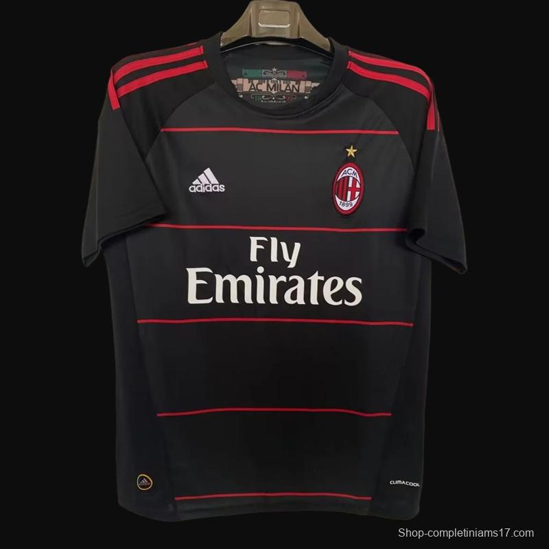 Retro 10/11 AC Milan Third Black Jersey