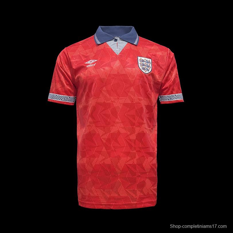 Retro 1990 England Red