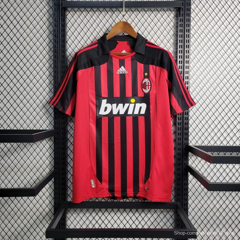 Retro 07-08 AC Milan Home Jersey