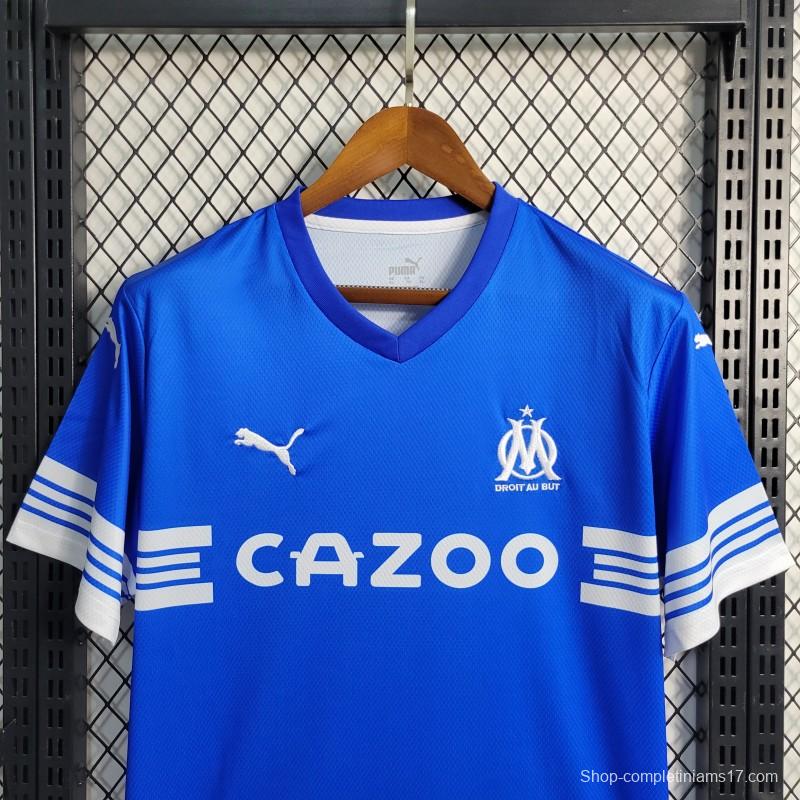 23-24 Olympique Marseille Blue Training Jersey