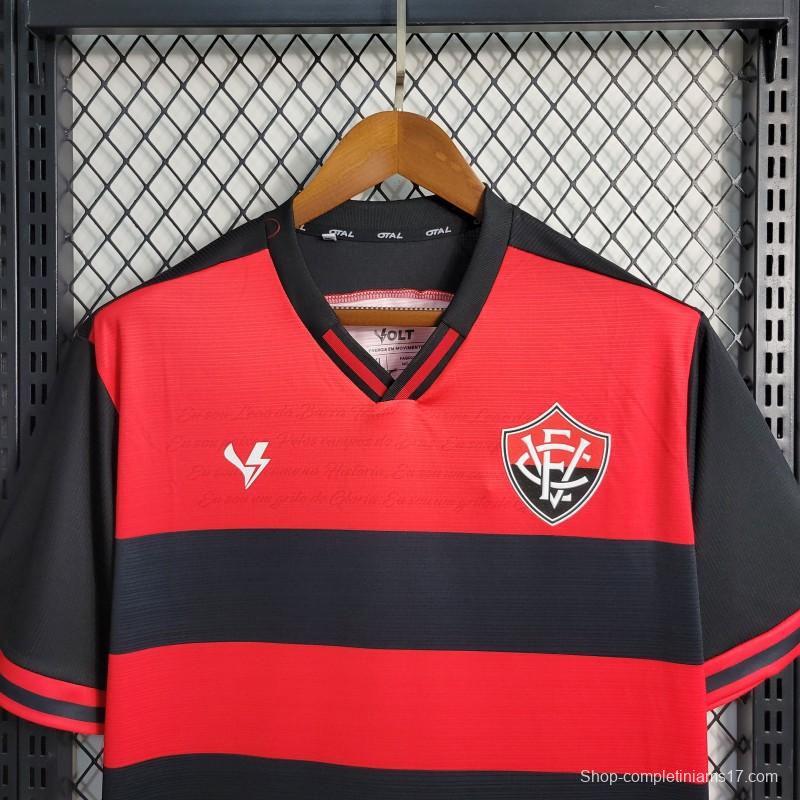 22-23 Esporte Clube Vitoria Home Soccer Jersey