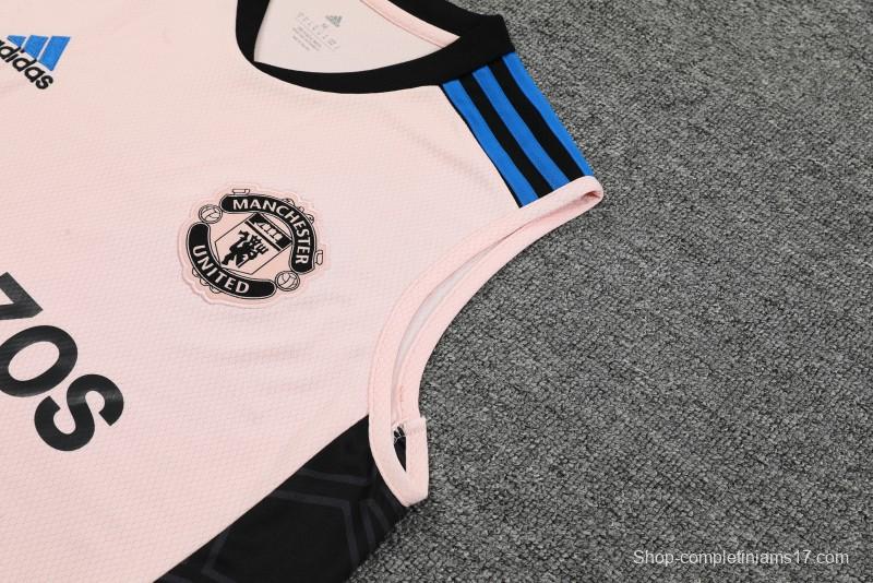 23-24 Arsenal Pink Vest Jersey+Shorts