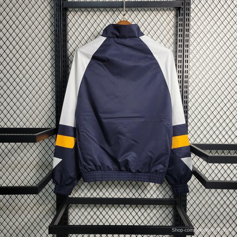 23-24 Arsenal Navy White Windbreaker