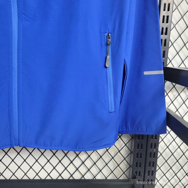 2023 Nike Blue Outdoor Sports Sunscreen Jacket