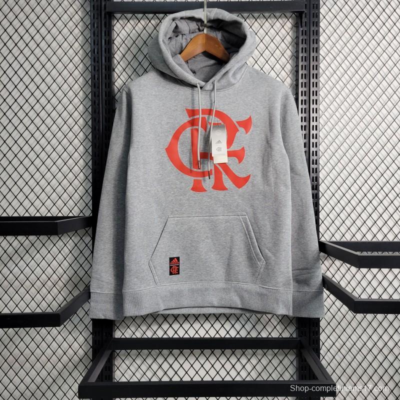 23-24 Flamengo Grey Hoodie