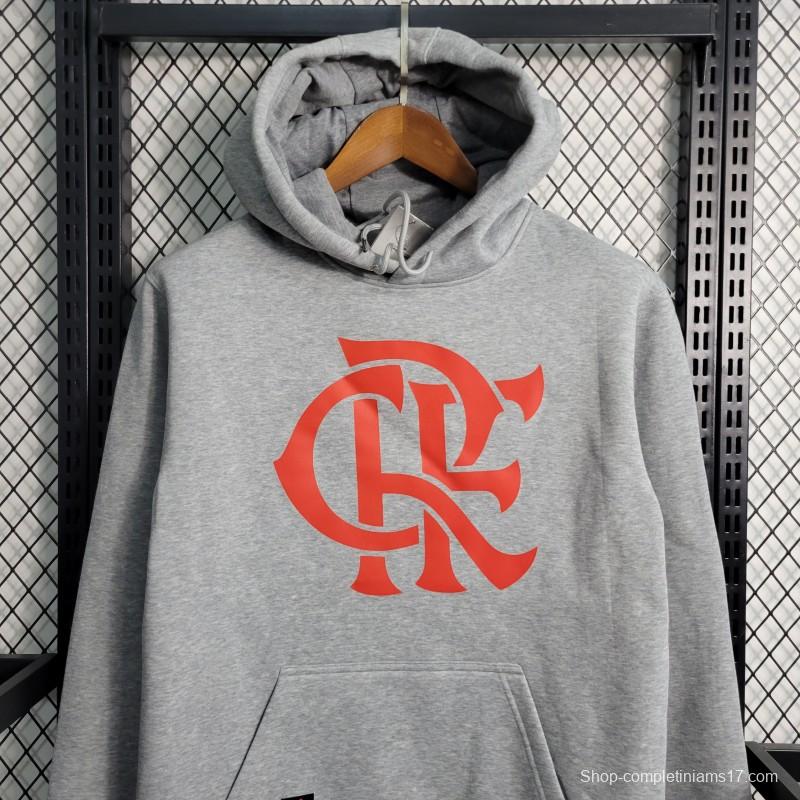 23-24 Flamengo Grey Hoodie