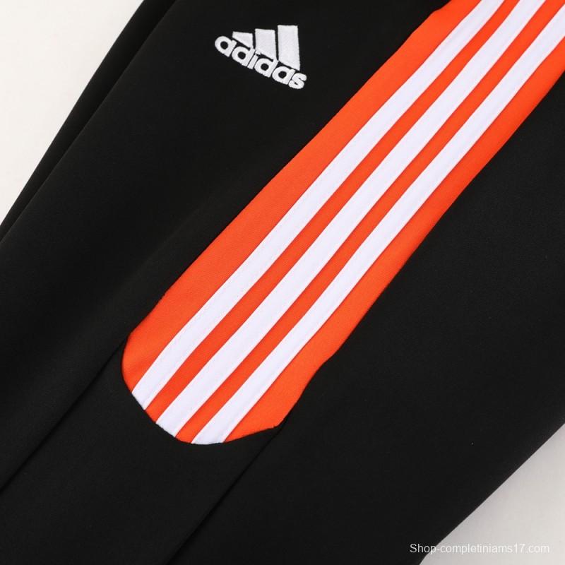 23/24 Adidas Orange/White/Black Full Zipper +Pants