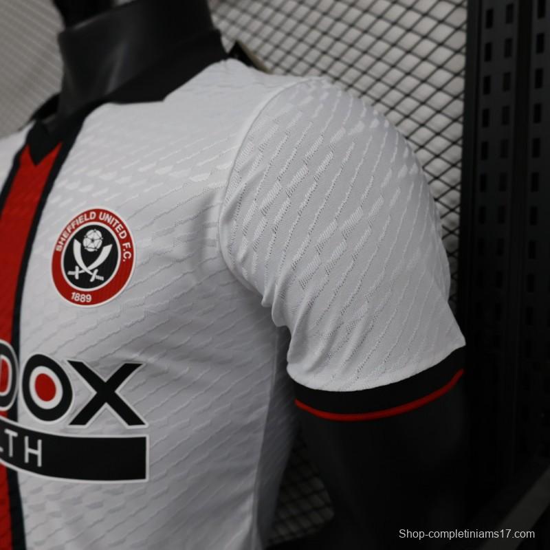 Player Version 23/24 Sheffield United Away White Jersey