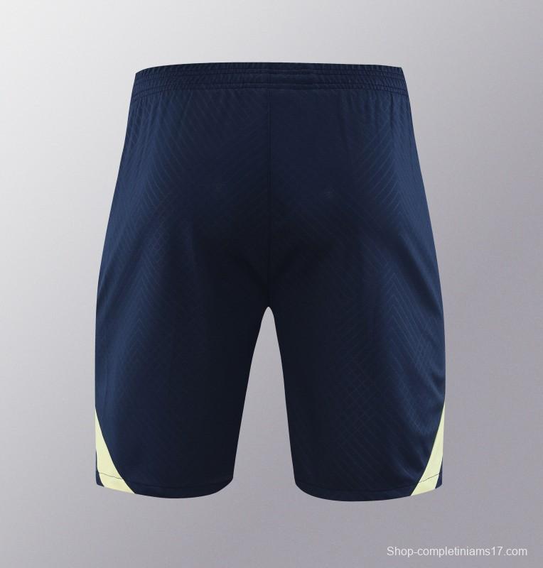 24/25 Club America Blue/Yellow Short Sleeve Jeresy+Shorts