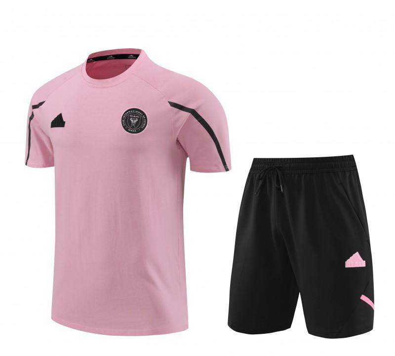 23/24 Inter Miami Pink Cotton Short Sleeve Jersey+Shorts