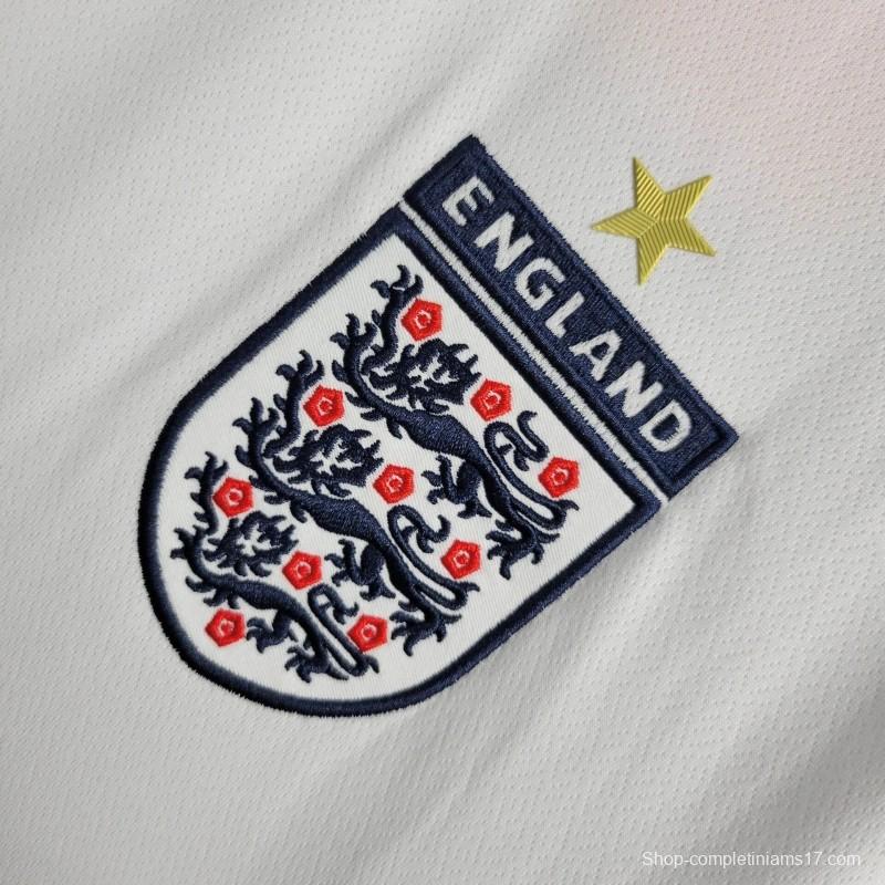 Retro 2006 England Home Long Sleeve Jersey