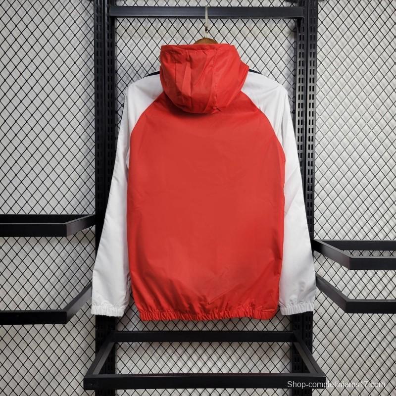 24/25 Arsenal Red Windbreaker