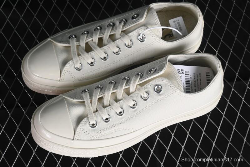 Converse Chuck 1970s Original Cream White Low-Top Casual Canvas Shoes - 151230C