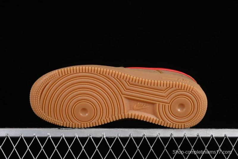 Nike Air Force 1 '07 Low Wheat Color Low-Top Sneakers - FZ7372-300