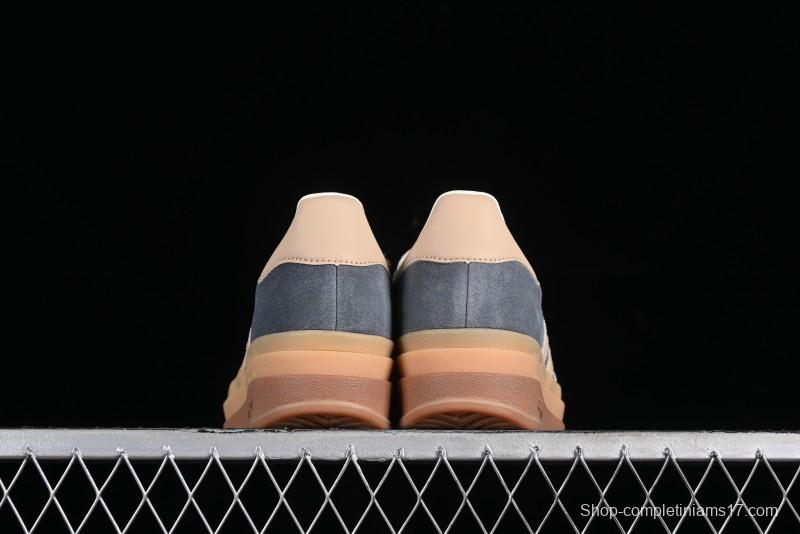 Adidas Originals Gazelle Bold IE0428 Low-Top Sneakers with Thick Sole for Casual Wear Anti-Slip and Durable - IE0428