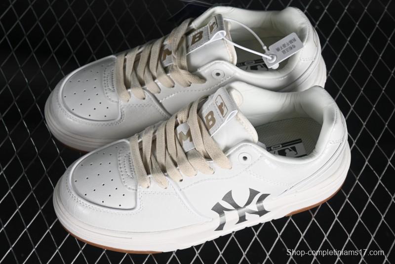 MLB Chunky Liner Metal Senior Series Lightweight Platform Casual Sneakers with 6cm Height Increase - 3ASXCLX4N50WHS