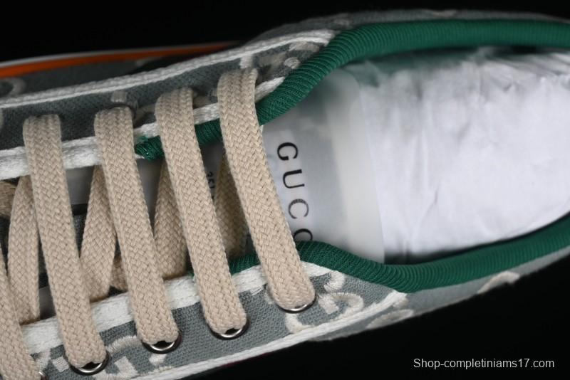 Gucci Tennis 1977 Print Sneaker Retro Casual Canvas Shoes - 02JPO9064