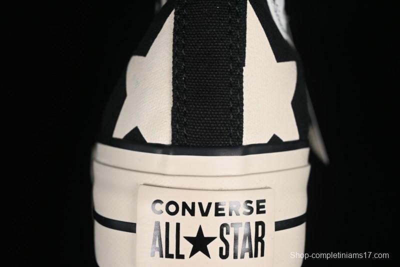 Converse All Star Lift High Top Platform Sneakers with Star Print - A09903C