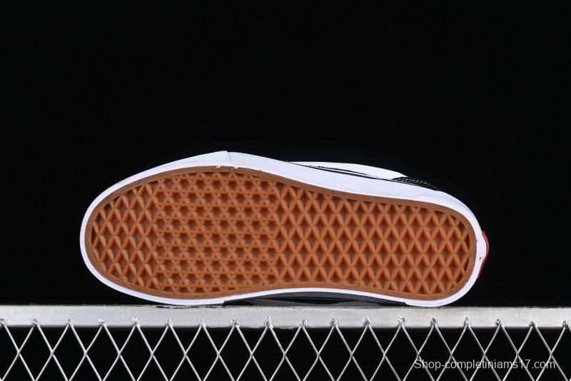 Vans Classics Knu Skool Coca-Cola Collaboration Black White Embroidery Chunky Tongue Sneakers - VN0009QC6BTI