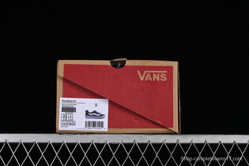 Vans Classics Knu Skool Retro Sneakers with Enlarged Toe and Thickened Trim - VN0009QCKGR