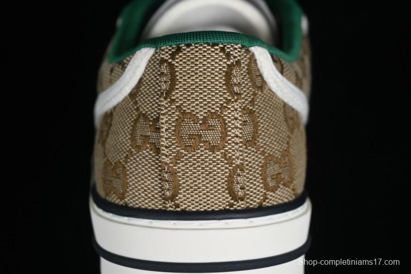 Gucci Tennis 1977 Print Sneaker Retro Casual Canvas Shoes - 02JPO9064