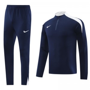 24/25 Nike Navy Half Zipper Jacket+Long Pants