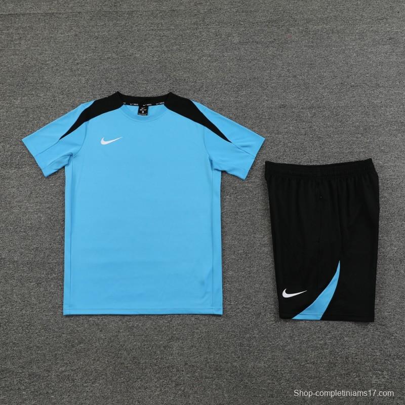 24/25 Nike Blue/black Short Sleeve Jersey+Shorts