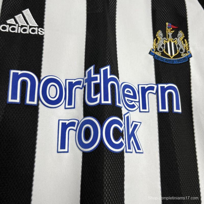 Retro 03/05 Newcastle United Home Long Sleeve Jersey