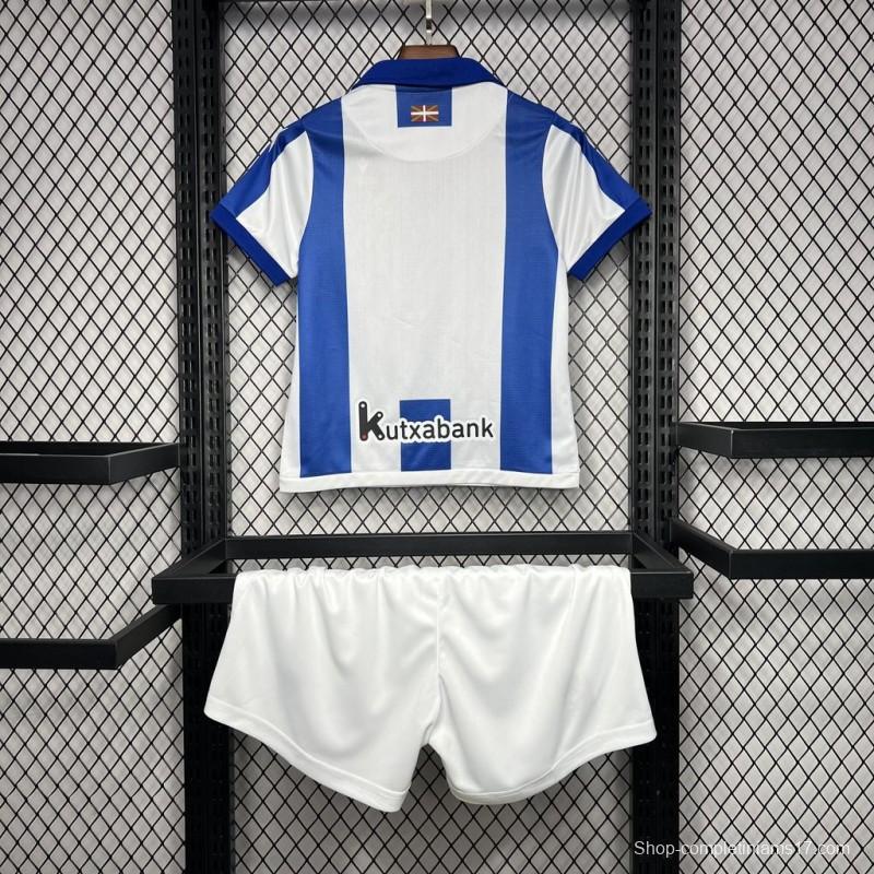 24/25 Real Sociedad Home Kids Kit