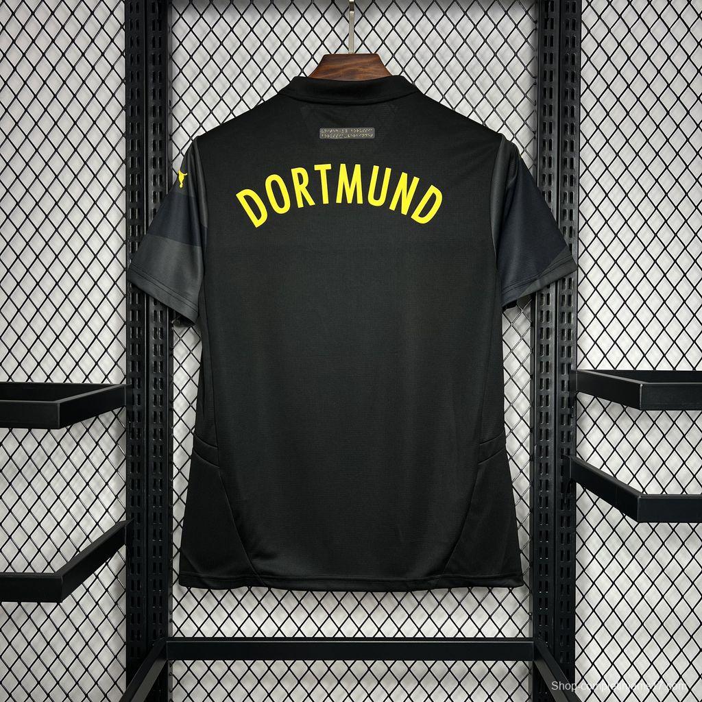 24/25 Borussia Dortmund Away Black Jersey