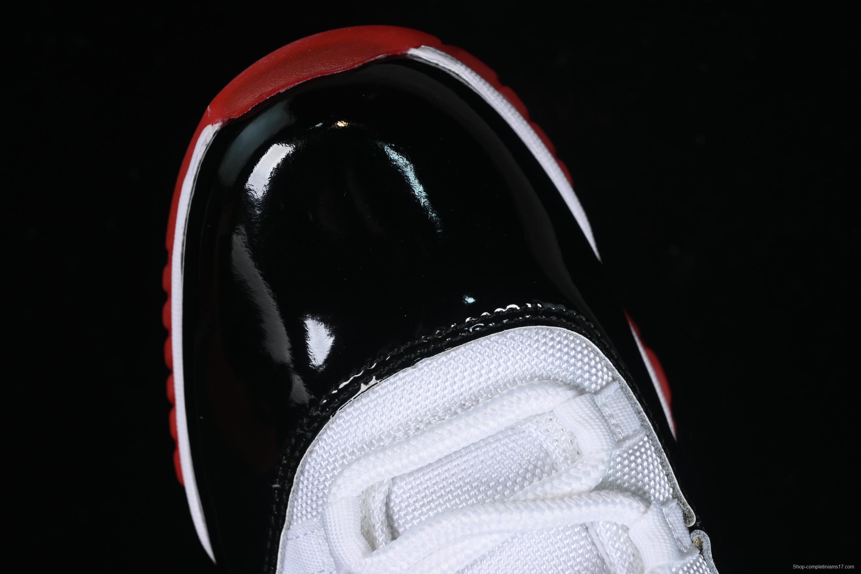 Nike Air Jordan 11 Retro Basketball Shoes with Patent Leather and Carbon Fiber Plate - CT8012-106