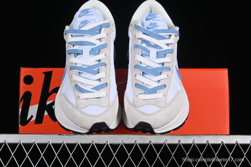 Nike Sacai VaporWaffle 3.0 Deconstructed Sneakers with Overlapping Swoosh and Double Tongue - DD1875-101