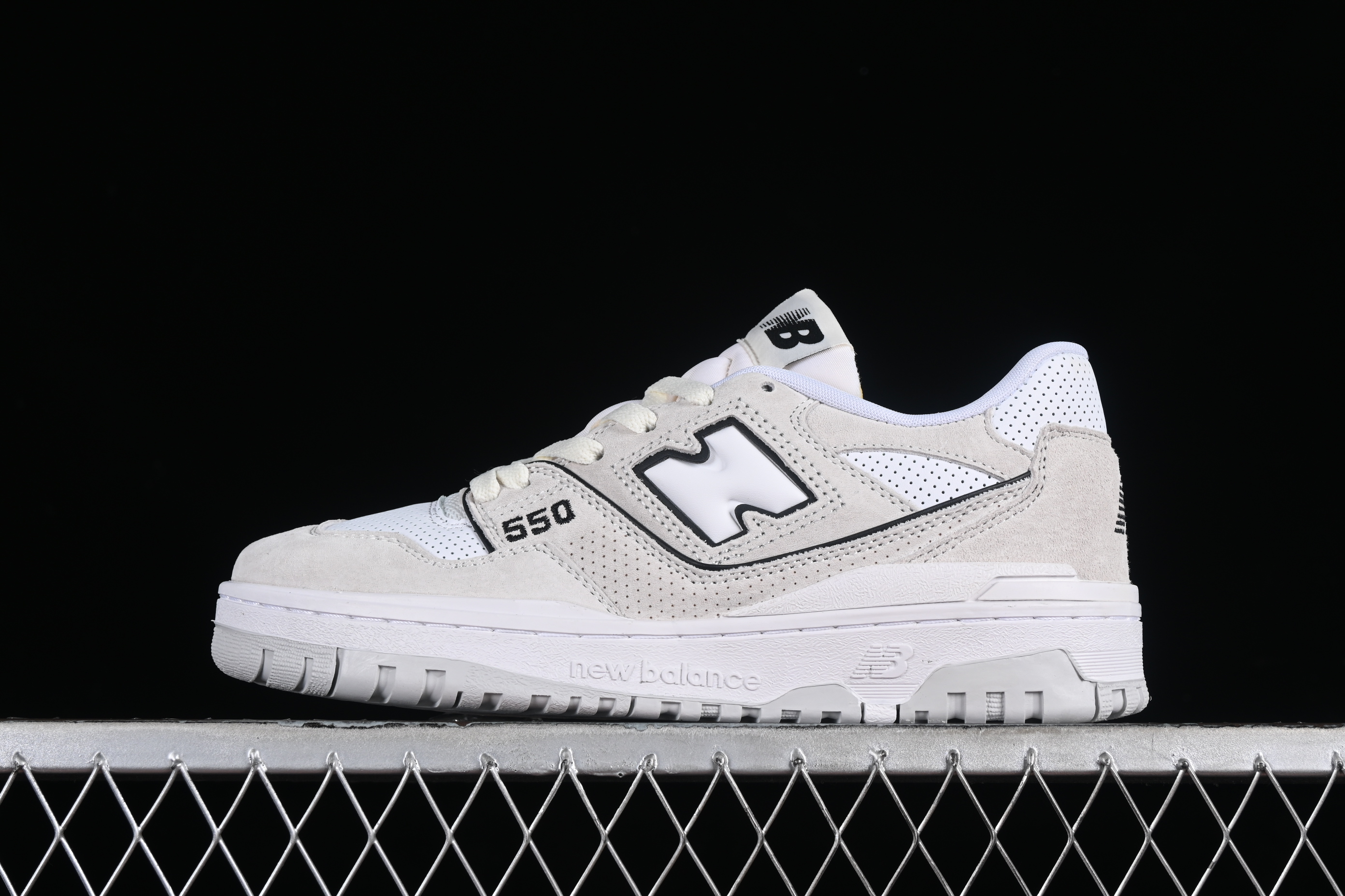 New Balance BB550 Series Leather Unisex Casual Running Shoes - BB550PRB