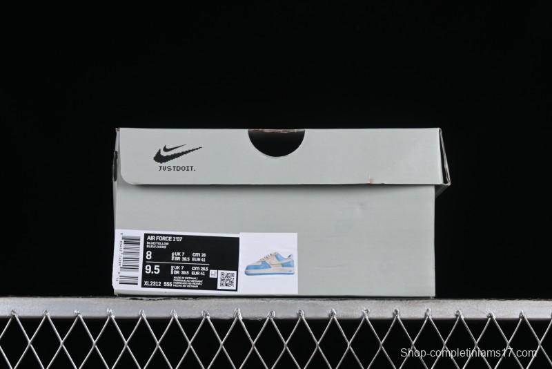 Nike Air Force 1 '07 Low Custom Casual Sneakers with Full-Length Honeycomb Air Cushion - XL2312-555