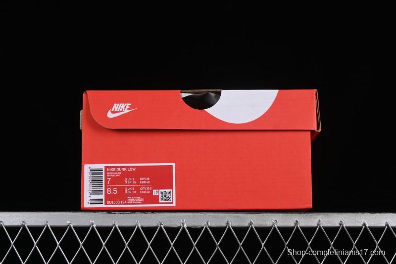 Nike Dunk Low Plaid Variation Retro SB Lace-Up Low-Top Casual Sneakers - DD1503-124