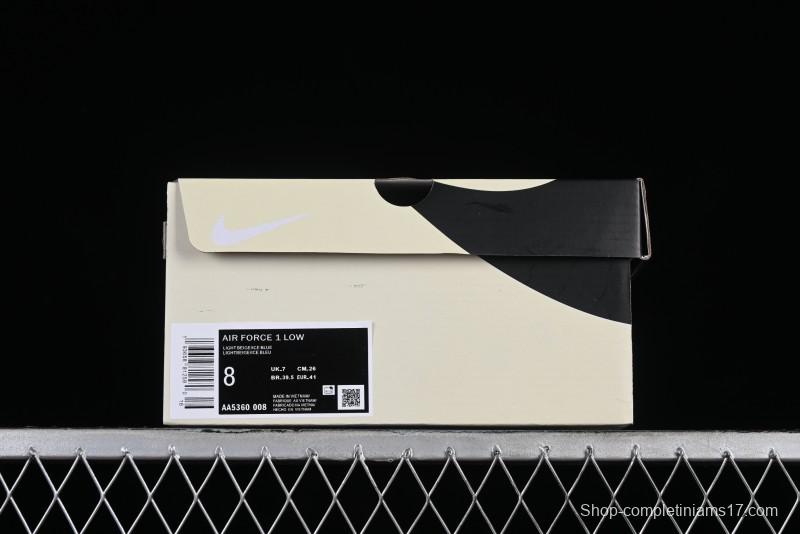 Nike Vlone x Air Force 1 '07 Low Light Bone Casual Sneakers - AA5360-008