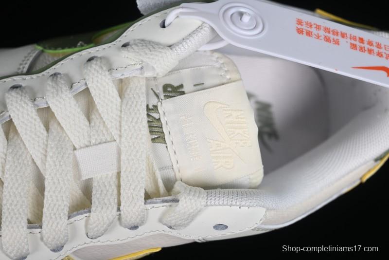 Nike Air Force 1 Shadow Low-Top Sneakers with Lightweight EVA Midsole and Anti-Slip RB Rubber Outsole - FN6335-101